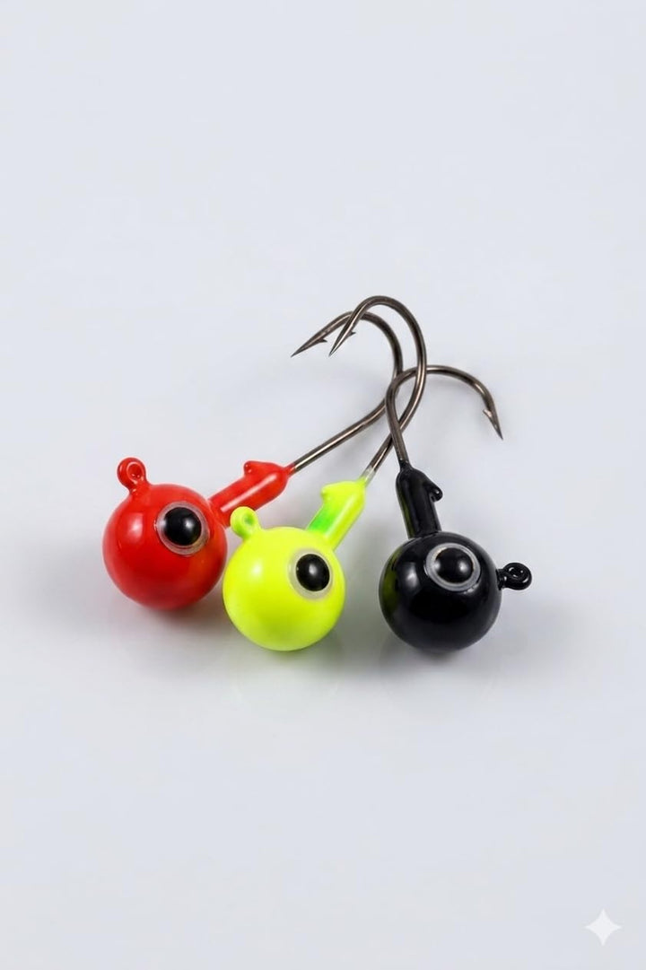 IZZAWA Jig Head Hooks 4.5 Cm, Pack of 3