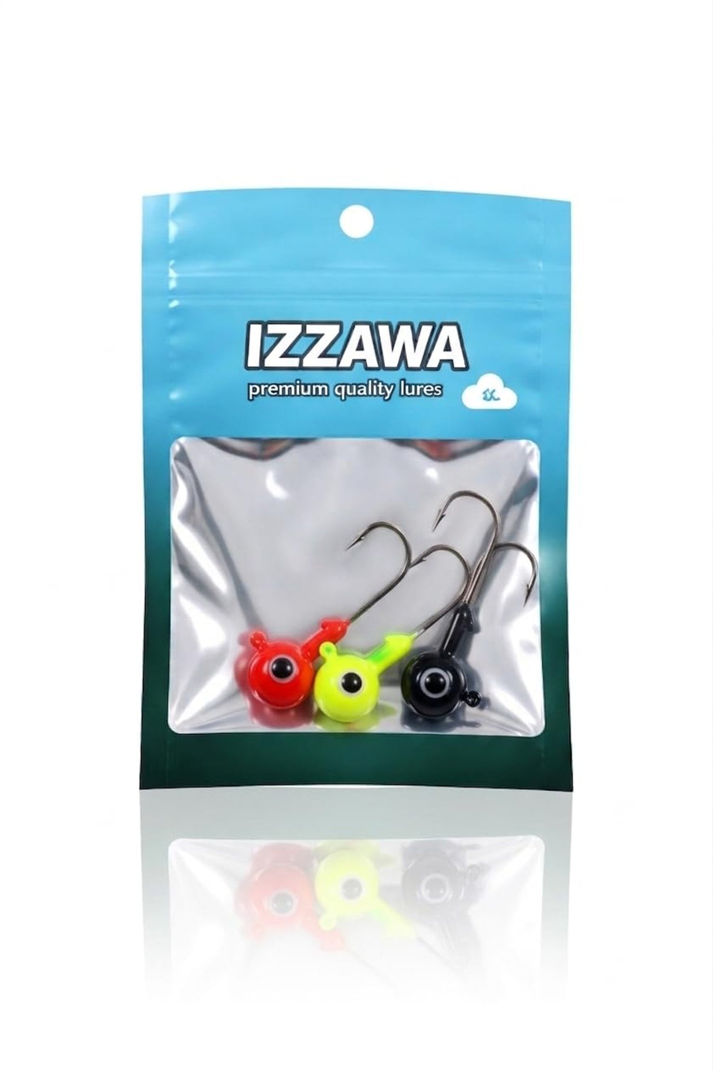 IZZAWA Jig Head Hooks 4.5 Cm, Pack of 3