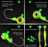 IZZAWA Jig Head Hooks 4.5 Cm, Pack of 3