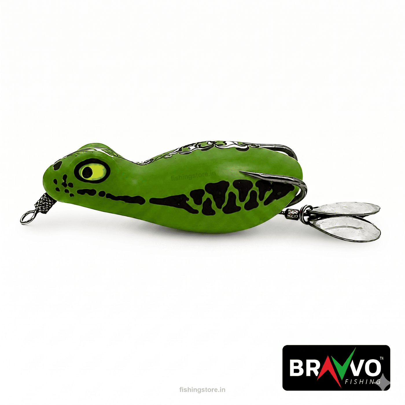 BRAVVO Gorilla 6.5cm 12-13g Handmade Soft Frog Lure for Snakehead - Green