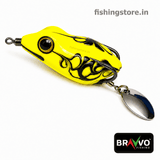 Bravvo Komo Frog Lure 4.2cm 5-6g | Topwater Bait India - Yellow
