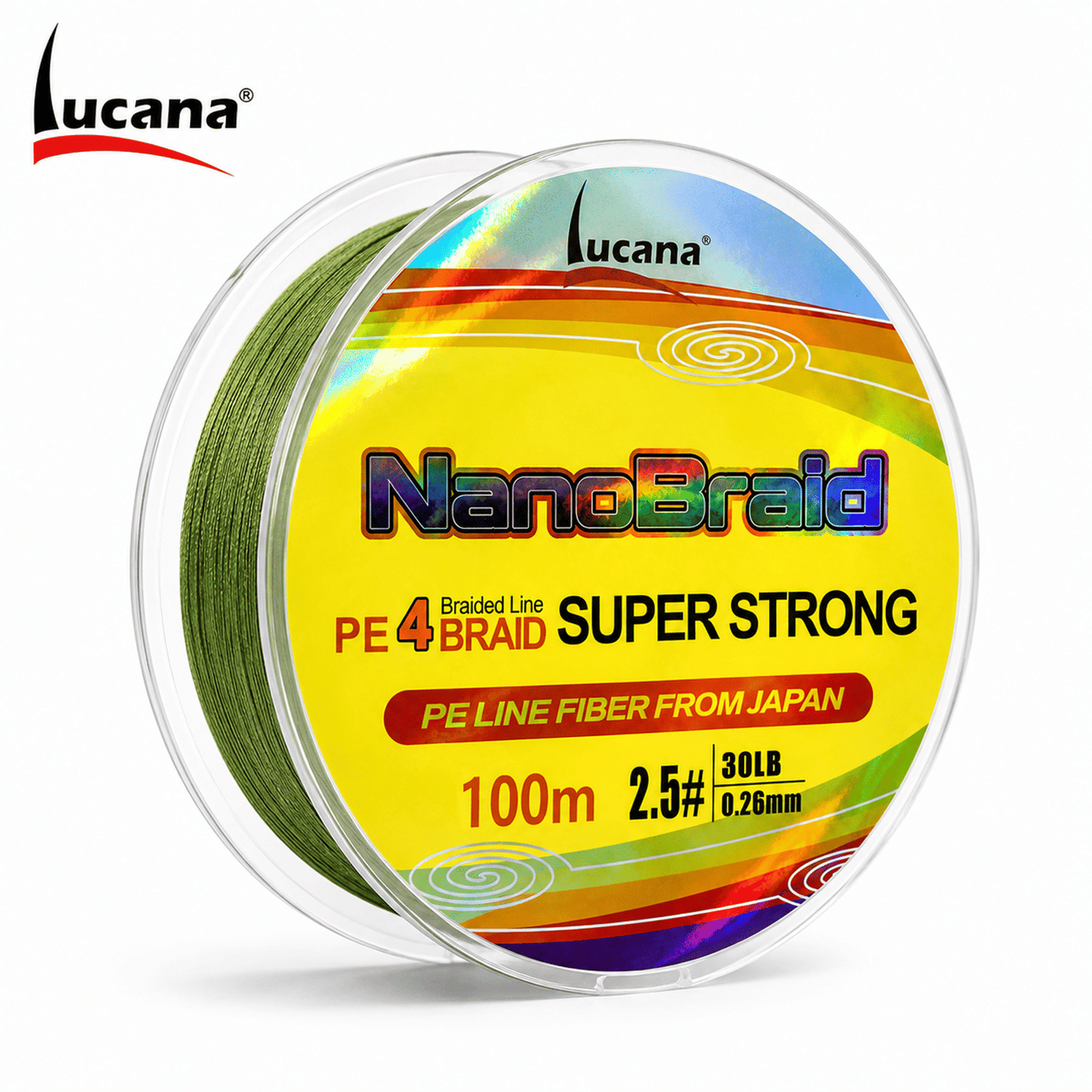 Lucana Nano Braid 4X Super Strong Braided Fishing Line 100m