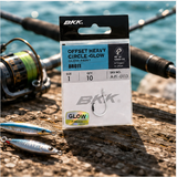 BKK Glow Heavy Circle Hook — fishing lifestyle view