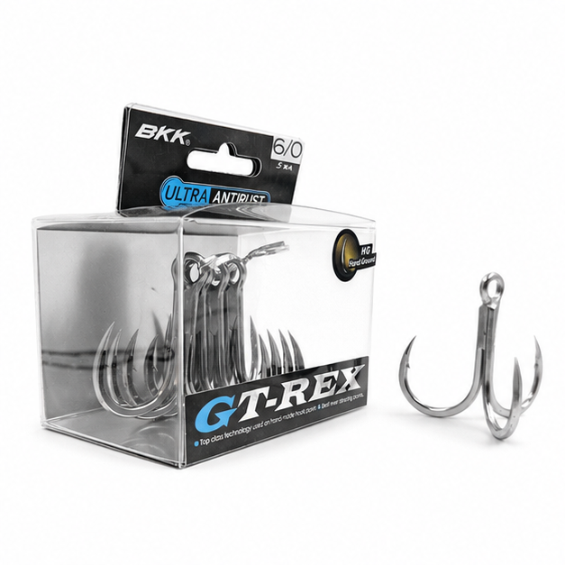 BKK GT-Rex treble hook — white-background product image