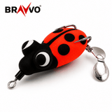 Bravvo Nemo Frog Lure 3.8 cm 6-7 g Topwater Spinner Bait - Orange