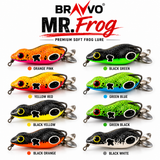 Bravvo Mr Frog premium soft frog lure in eight colours
