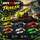 Bravvo Trailer six colour variants: Yellow, Black, Red, Orange, White and Green.