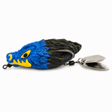 Lark Fishing Dragon Frog Lure 6cm 15g - Blue/Black for Snakehead & Murrel