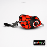 Bravvo ALIEN Handmade Soft Frog Lure 4cm 6gm Topwater Fishing Bait for Snakehead - Red