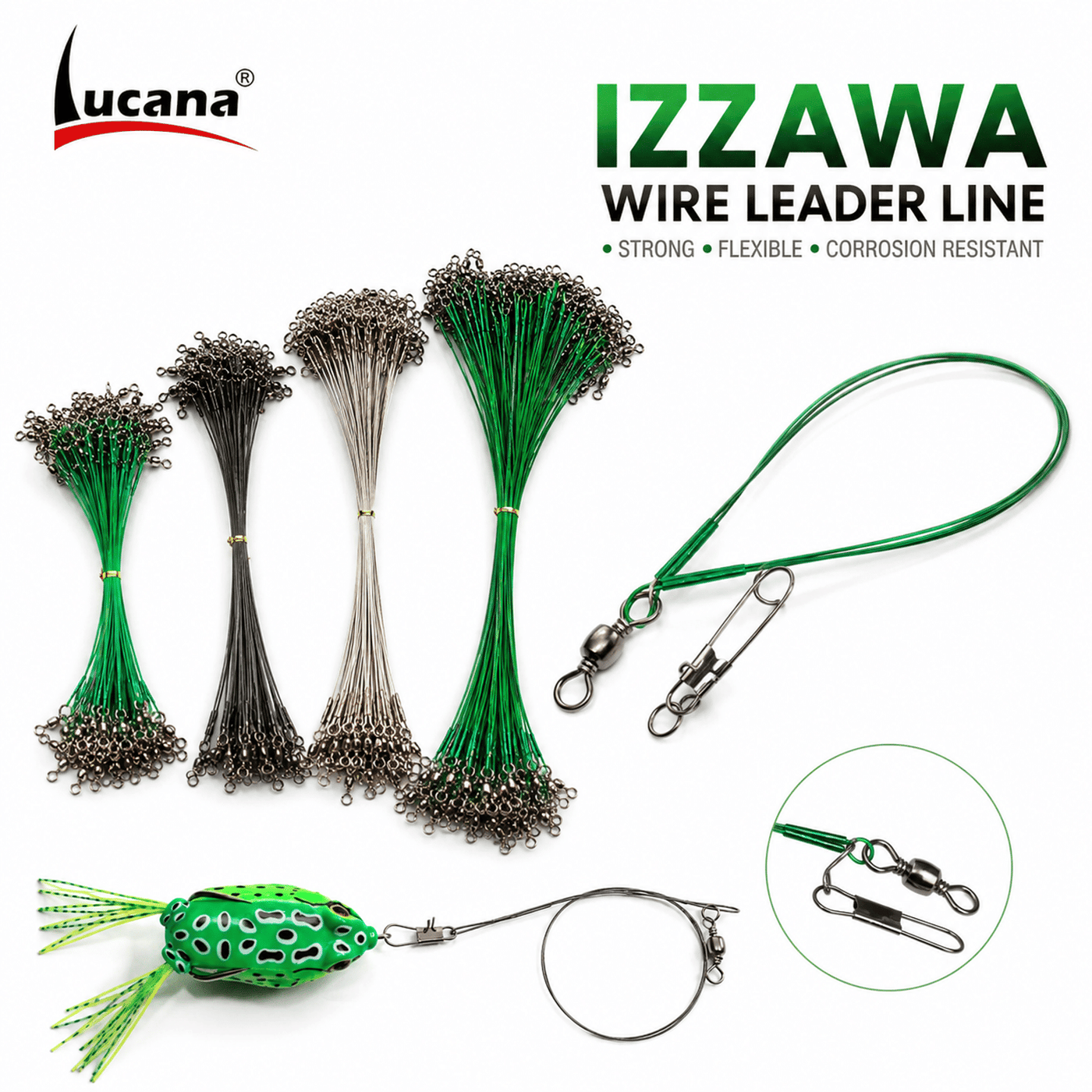 Izzawa Wire Leader Line 15cm