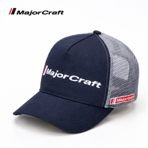 MajorCraft American fishing cap in navy on white background