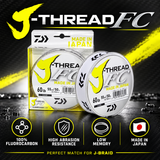 Daiwa J-Thread FC fluorocarbon features