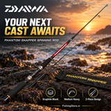 Daiwa Phantom Snapper spinning rod coastal lifestyle image