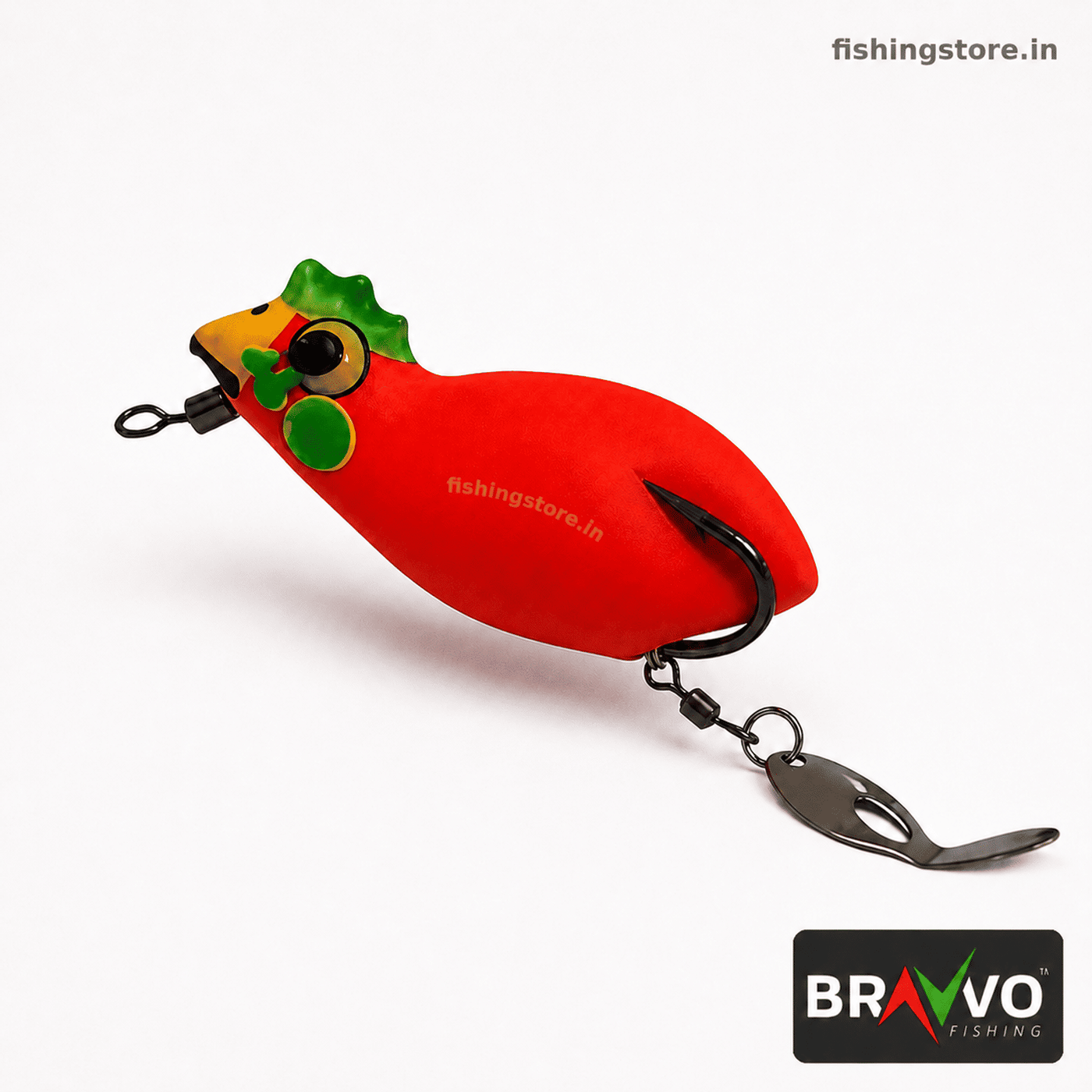 Bravvo Mr. Baby Hen Frog Lure 4.5cm 6-7g | Topwater Bait - Orange