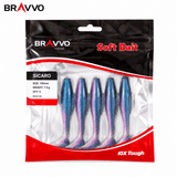 Bravvo Sicaro Soft Lure 100mm 7.5g - Blue Purple Glitter - Single Piece