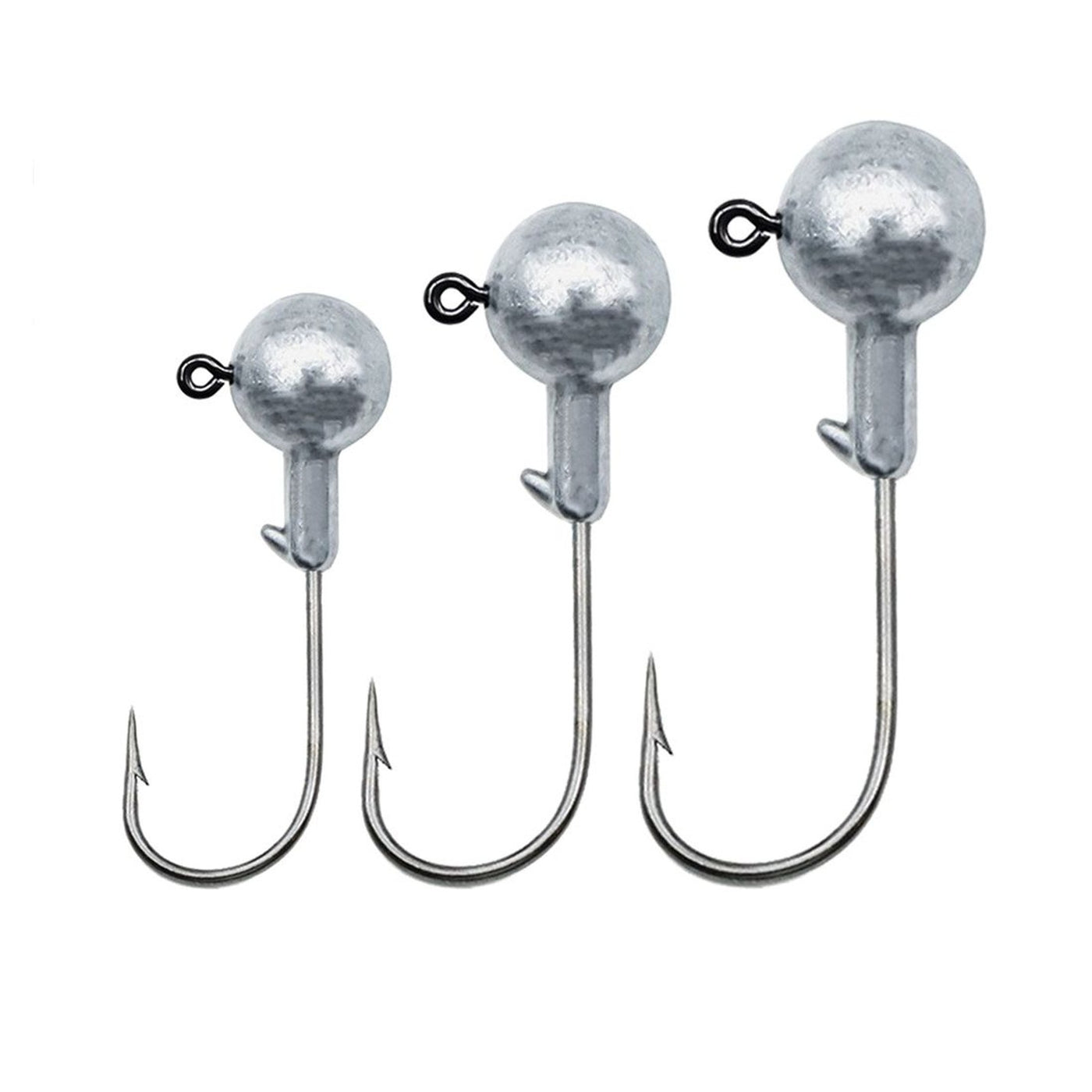 IZZAWA Round Jig Head Hooks 28g - Pack of 5, Lead Head Jig Hook for Soft Lures