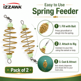 IZZAWA Spring Feeder Pack of 2