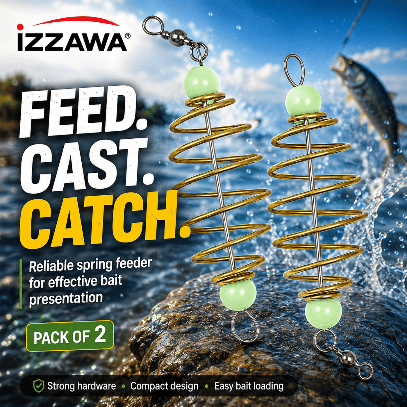IZZAWA Spring Feeder Pack of 2