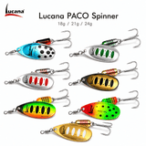 Lucana Paco Spinner Lure - 24g - Green Tiger