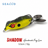 SEACCO Shadow Handmade Frog Lure 5.5cm 12g - Yellow Black Shadow | Pack of 1