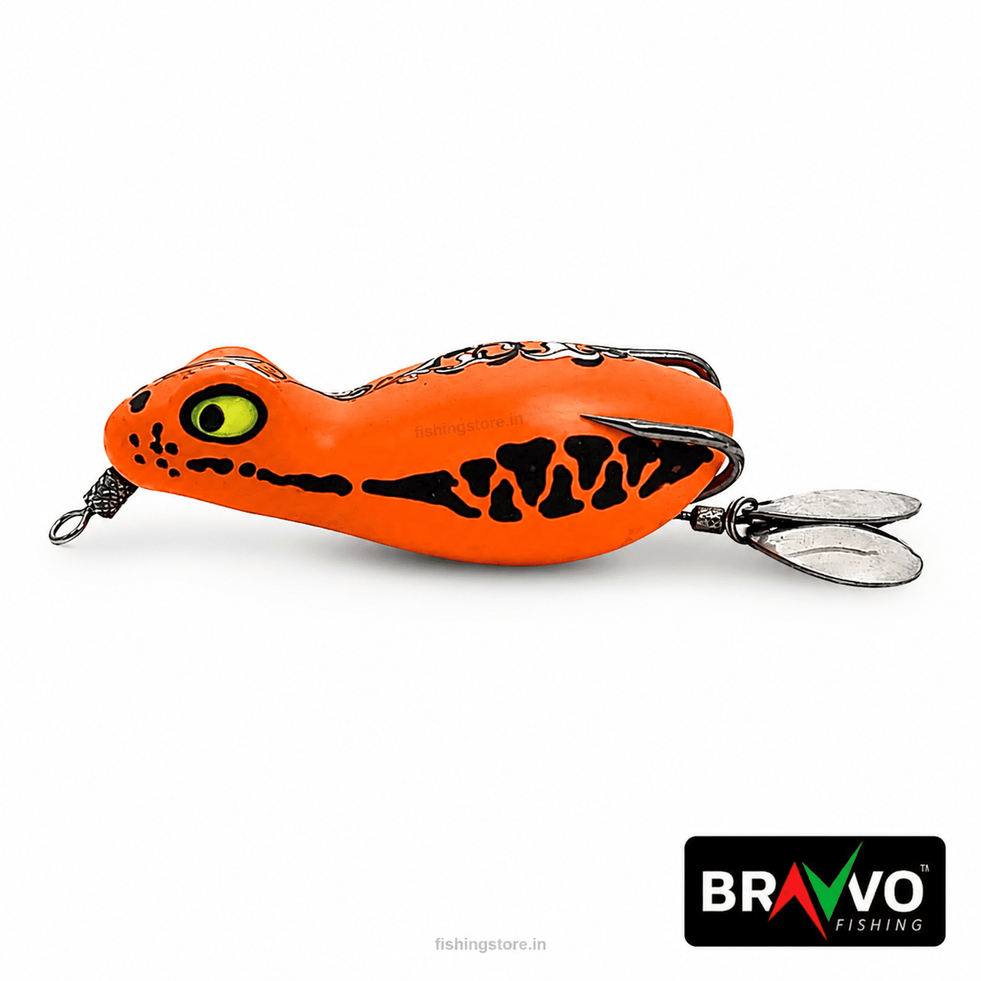 BRAVVO Gorilla 6.5cm 12-13g Handmade Soft Frog Lure for Snakehead - Orange