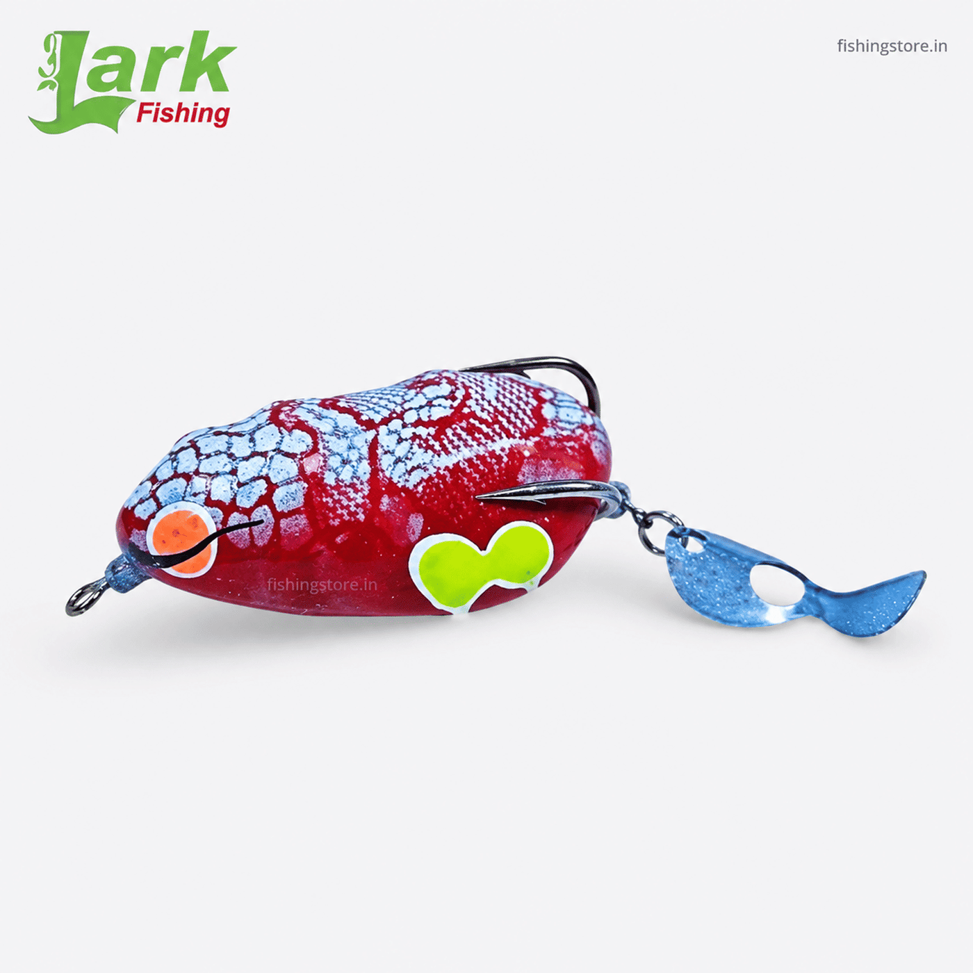 Lark Snail Frog Lure 4.2cm 6-7g  Weedless Topwater Frog Lure for Bass & Snakehead - Red