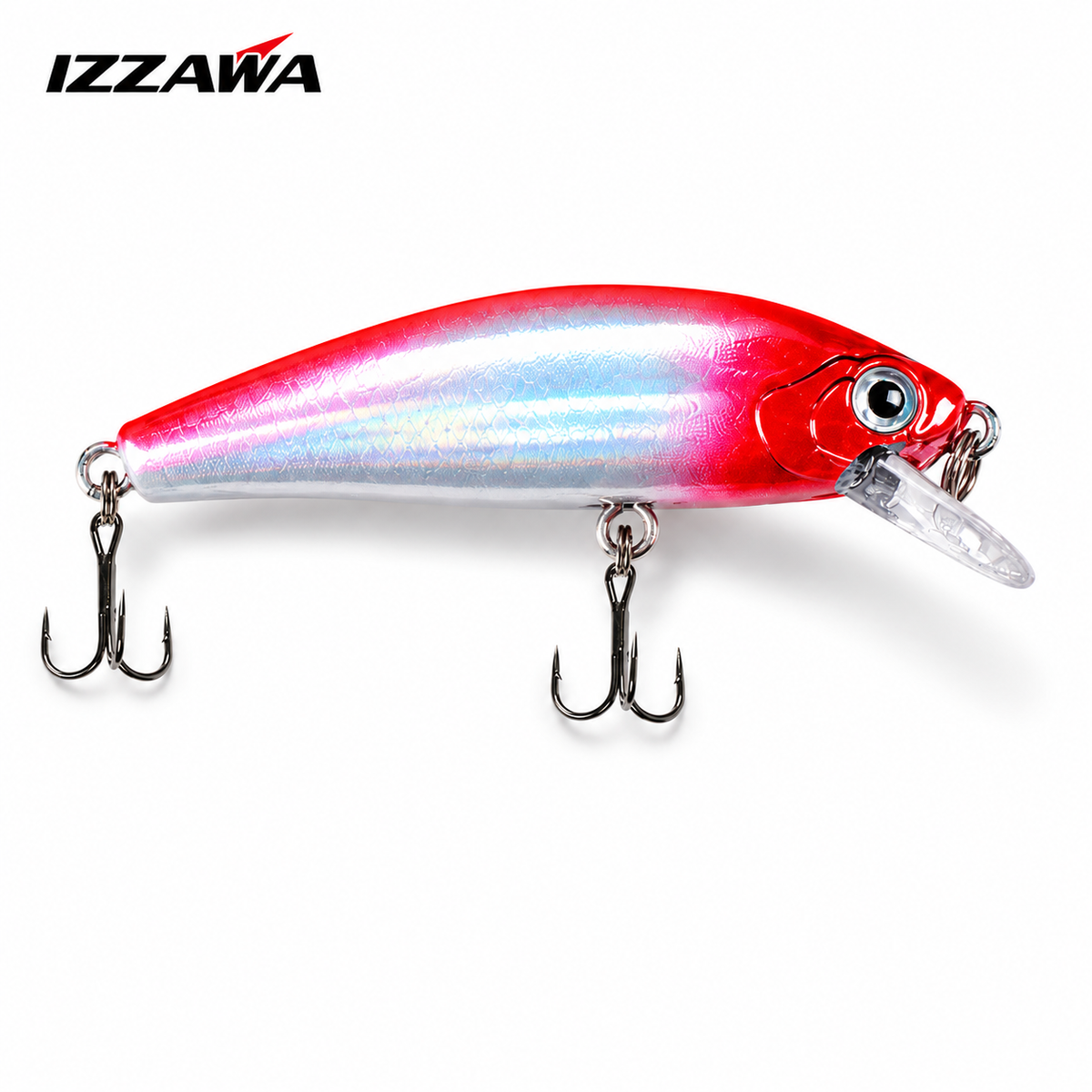 IZZAWA Arrow Minnow Lure 55mm 6g - Red Head Pearl