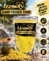 IZZAWA Carp Feeder Food product showcase.