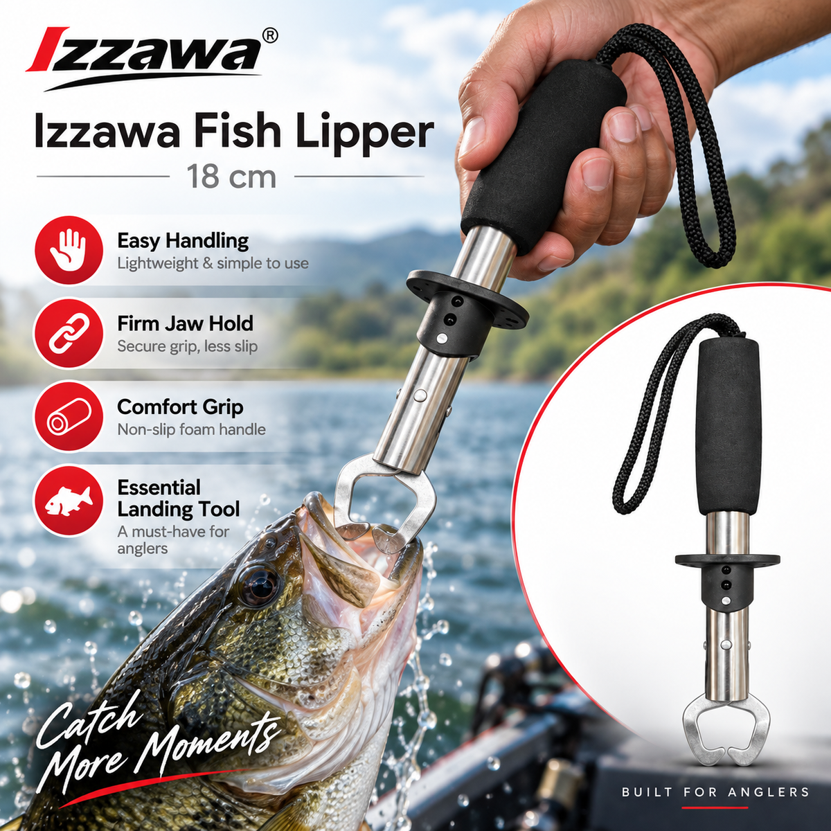 Izzawa Fish Lipper 18cm action image