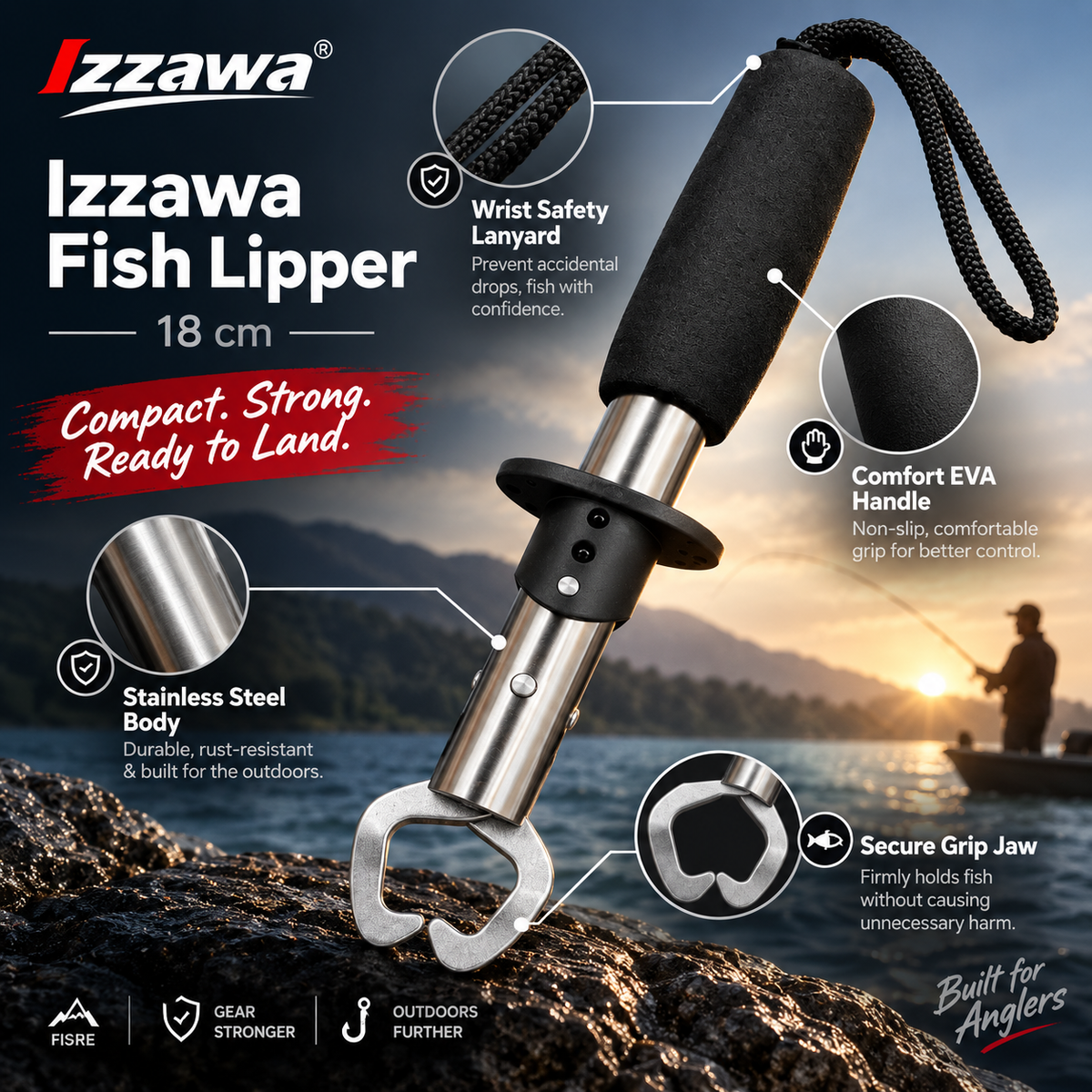 Izzawa Fish Lipper 18cm feature image