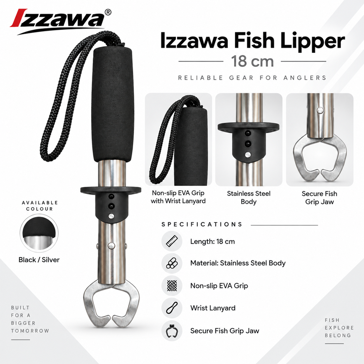 Izzawa Fish Lipper 18cm specifications