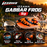 IZZAWA Gabbar Frog 5g surface strike promotional image.