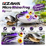 IZZAWA Micro Rhino Frog 8g feature detail image.