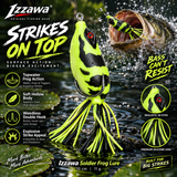 Izzawa Soldier Frog Lure topwater action feature image