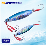 Jigpara Slow metal jig colour and assist-hook detail