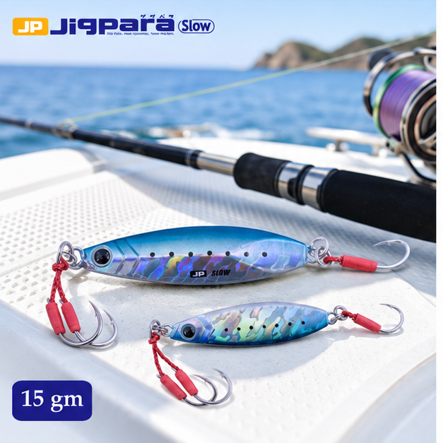 MajorCraft metal jigs ready for shore jigging