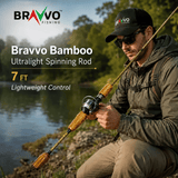 Bravvo Bamboo Ultralight Spinning Rod - 6.6 & 7 Ft