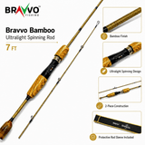 Bravvo Bamboo Ultralight Spinning Rod - 6.6 & 7 Ft