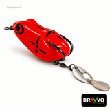 Bravvo Baby Cross Frog Lure 4.5cm | Topwater Bait India - Orange