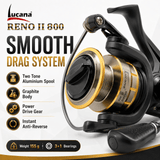 Lucana Reno II 800 Spinning Reel – Ultralight Fishing Reel India