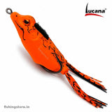 Lucana Black Mamba Frog Lure 6.8cm 18g | Topwater Bait - Fire Belly
