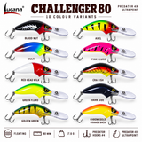 Lucana Challenger 80 chart showing all ten named colour variants. Select one colour; sold individually, not as a set.