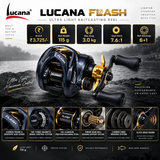 Lucana Flash Ultra Light Baitcasting Reel detailed feature image