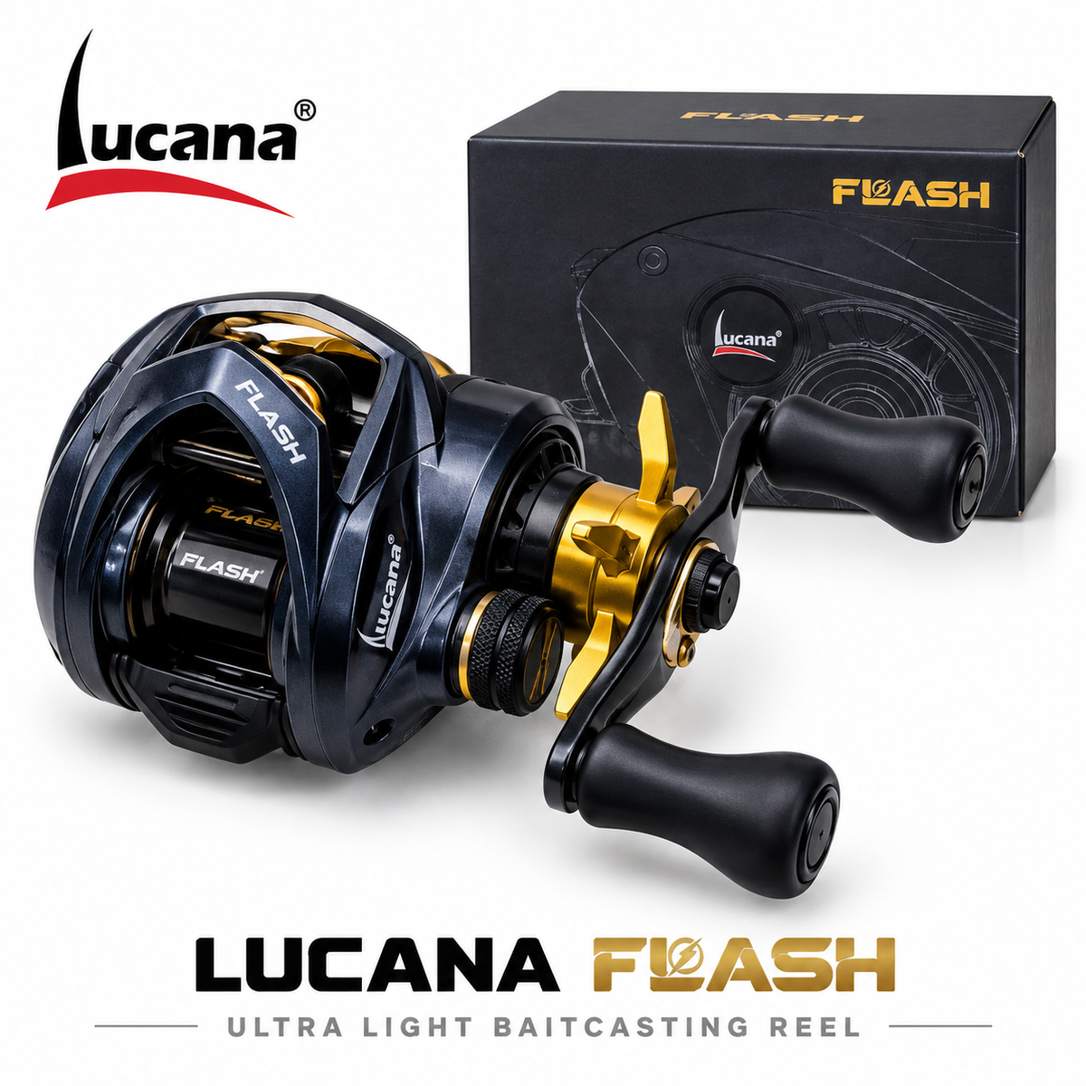 Lucana Flash Ultra Light Baitcasting Reel main product image