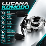 Lucana Komodo baitcasting reel specifications