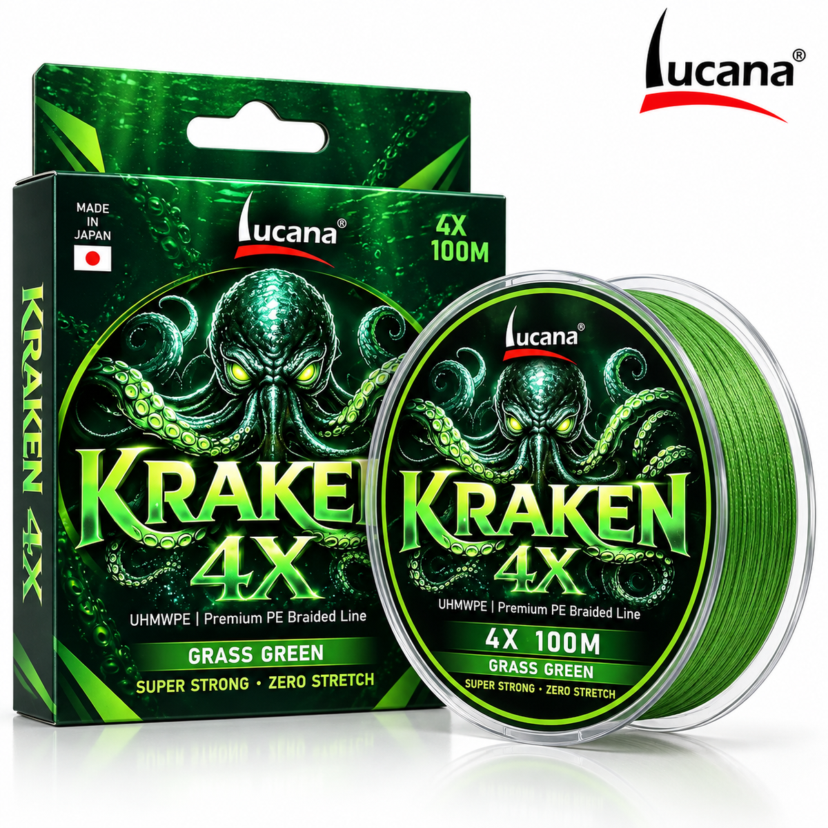 Lucana Kraken 4X 100m Grass Green main product image