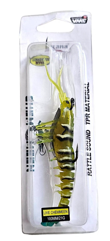 Original Lucana Live Chemmeen 100mm retail pack reference.