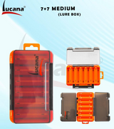 Original Lucana Medium Lure Box 7+7 catalogue image.