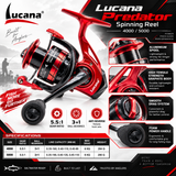 Lucana Predator Spinning Reel detailed feature image
