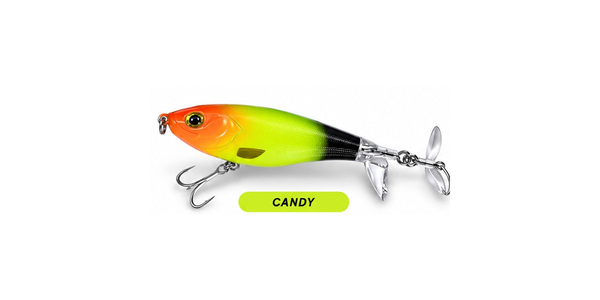 Lucana Prop Pencil Candy colour top water lure.